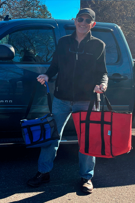 Don, a volunteer for Meals on Wheels in Mora